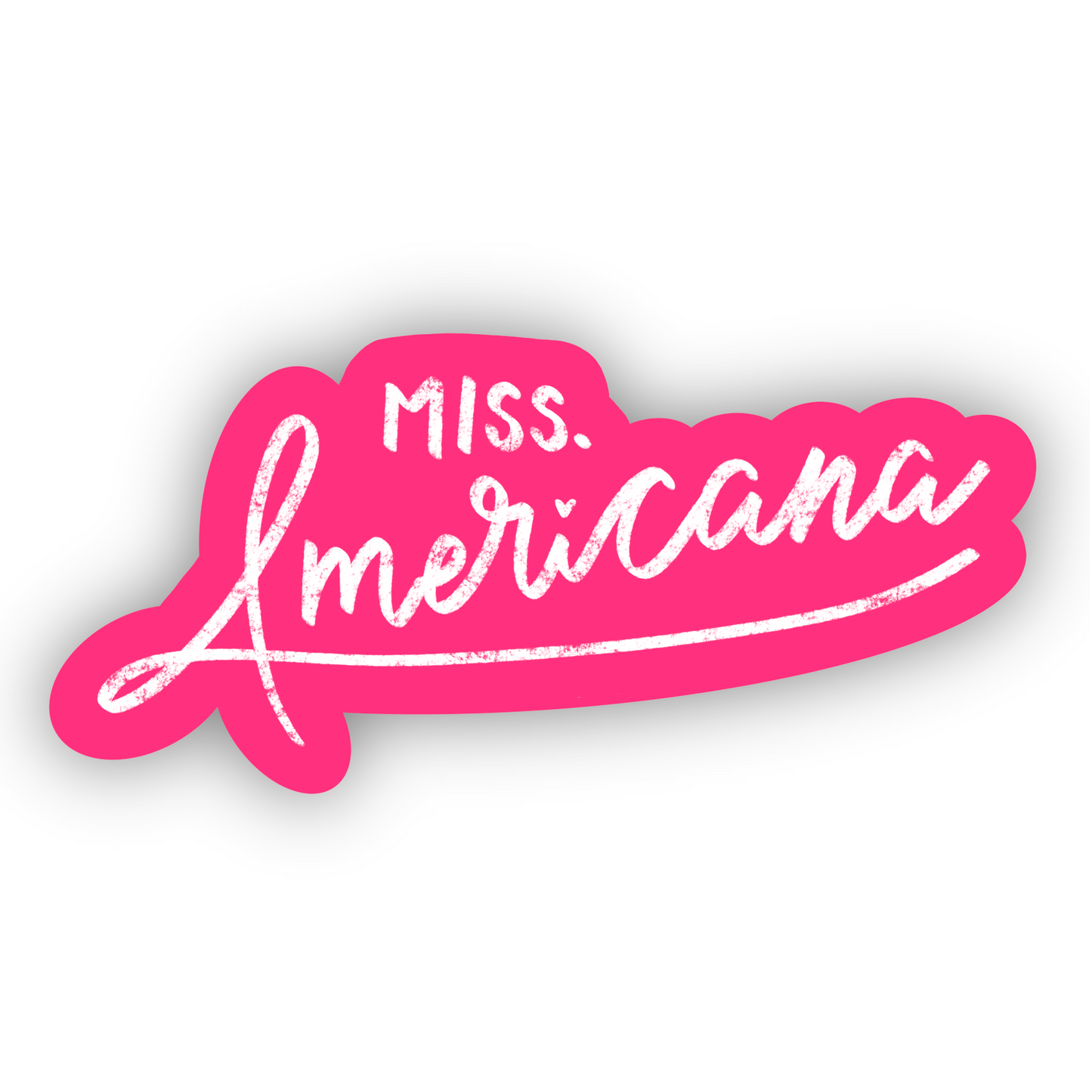 Miss. Americana Matte Vinyl Sticker