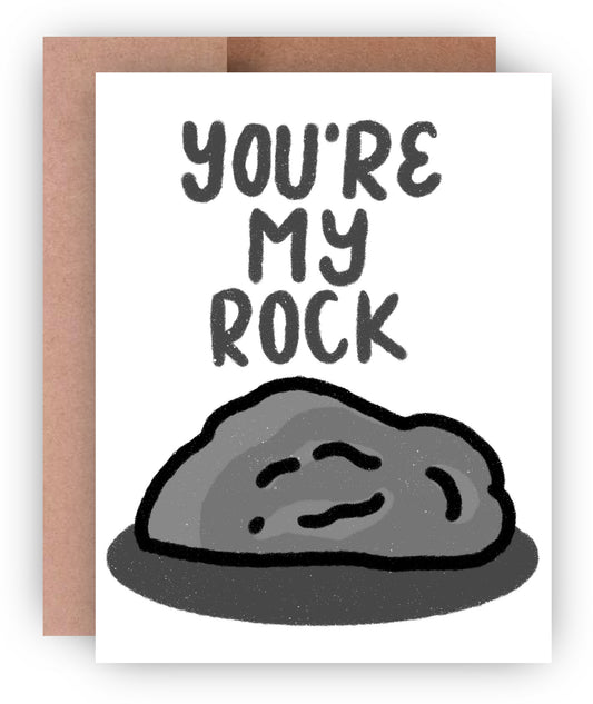 You're My Rock Greeting Card