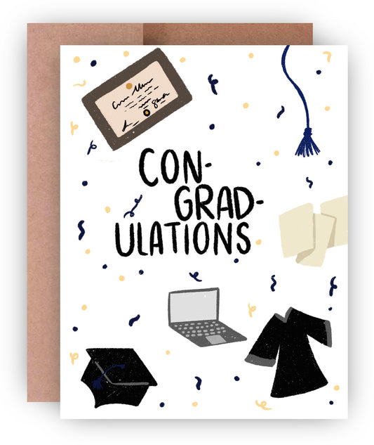 ConGRADulations Graduation Greeting Card