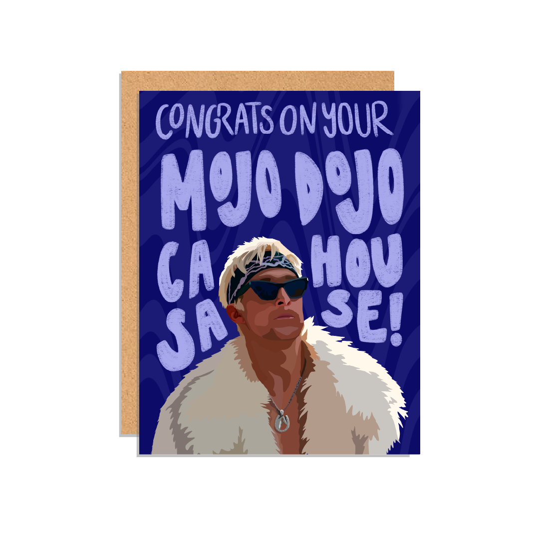 Congrats on your Mojo Dojo Casa House Greeting Card