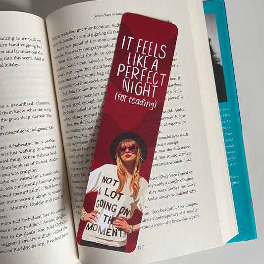 Perfect Night (For Reading) TS Inspired Bookmark