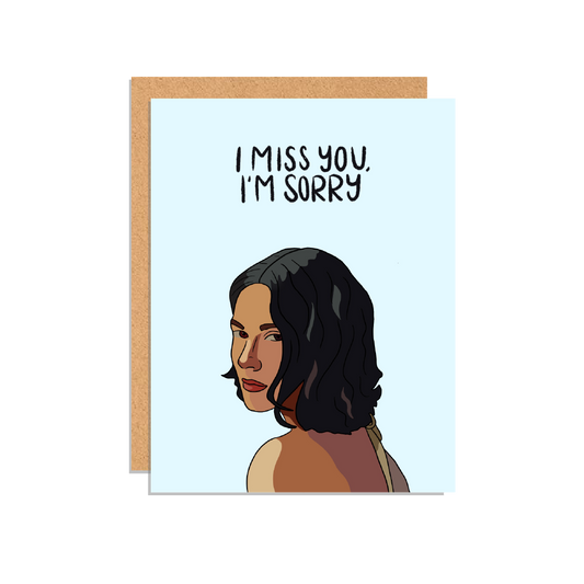 I Miss You, I'm Sorry Greeting Card