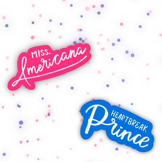 Miss Americana & the Heartbreak Prince Sticker Bundle
