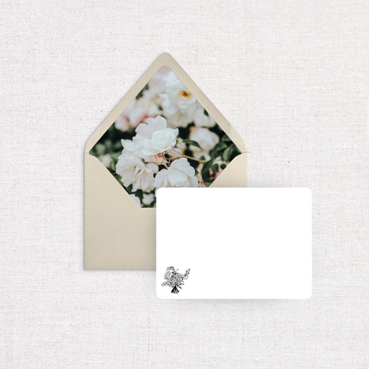 Wedding Bouquet Blank Card