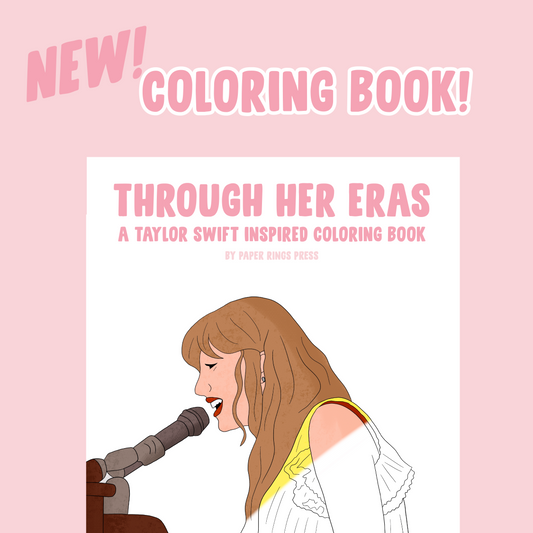 Through Her Eras: A Taylor Swift Inspired Coloring Book