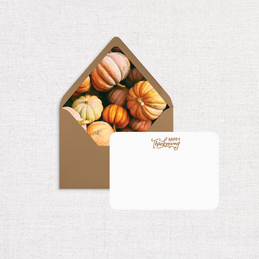 Happy Thanksgiving Blank Card