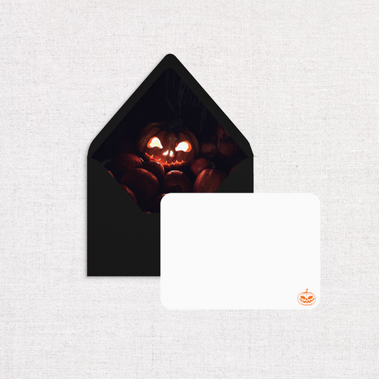 Halloween Jack-O-Lantern Blank Card