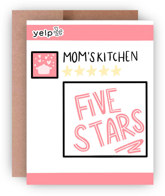 Mom's Kitchen Mother's Day Greeting Card