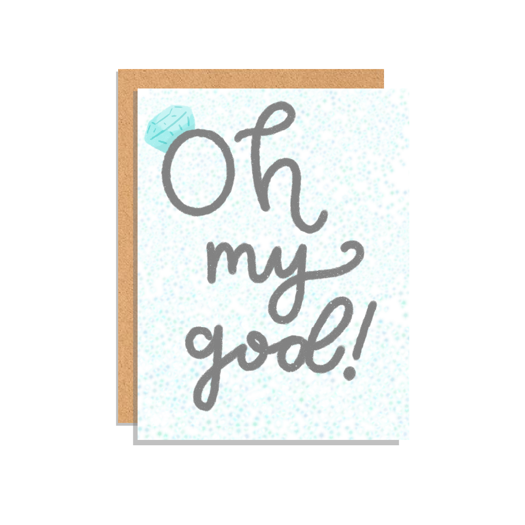 Oh my god! Engagement/Wedding Greeting Card