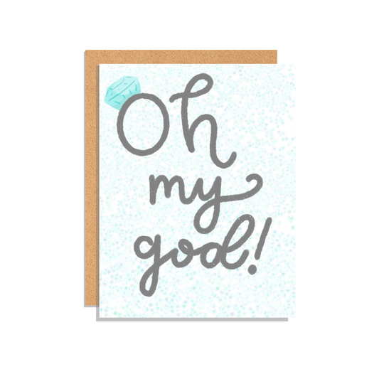 Oh my god! Engagement/Wedding Greeting Card