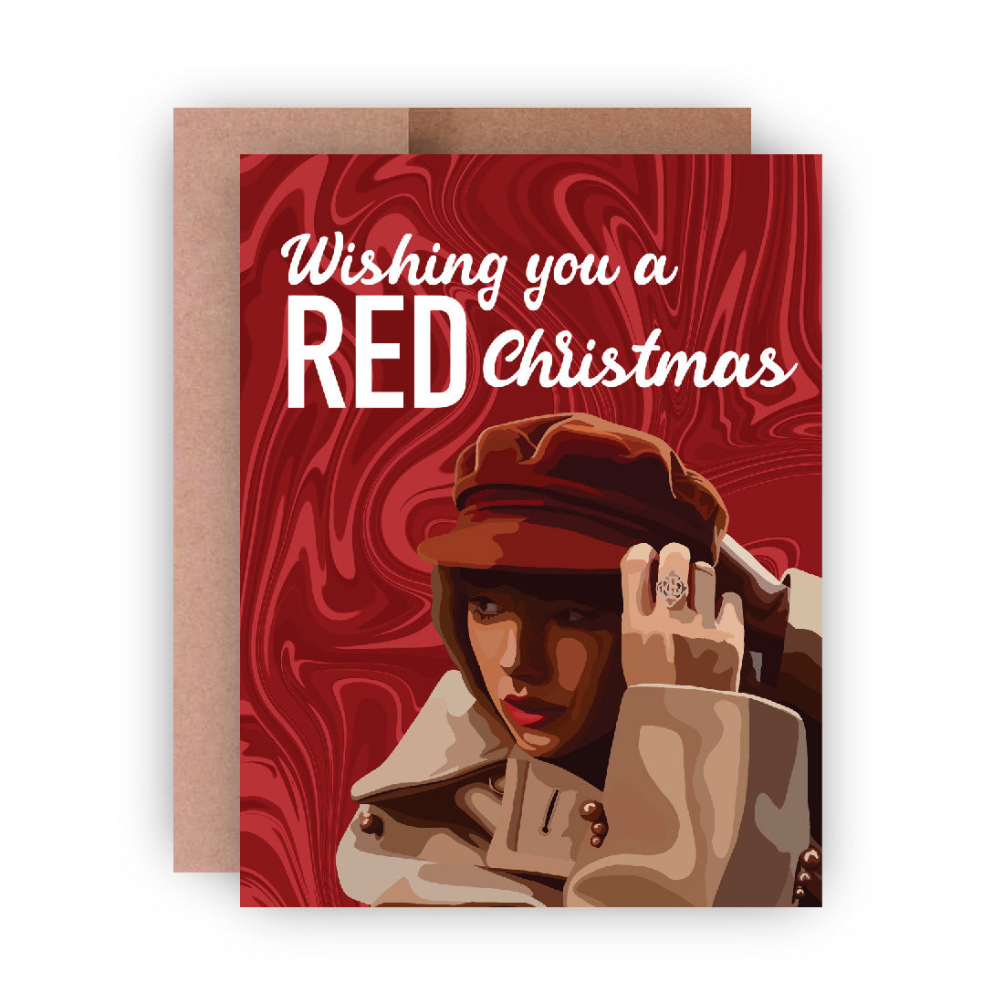 RED Christmas Greeting Card