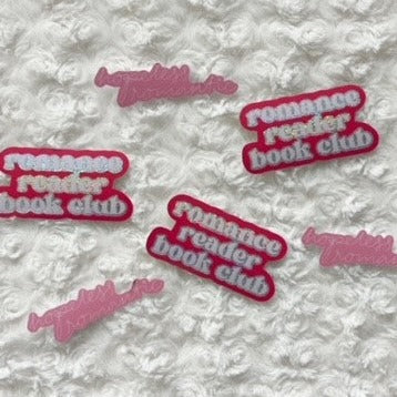 Romance Reader Book Club Holographic Glitter Sticker