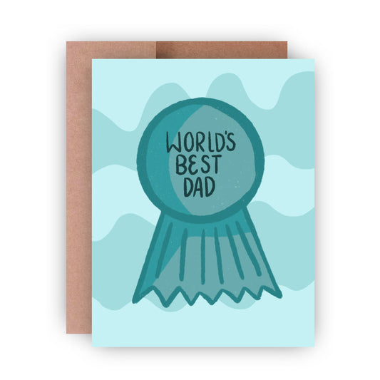 Best Dad Award Greeting Card